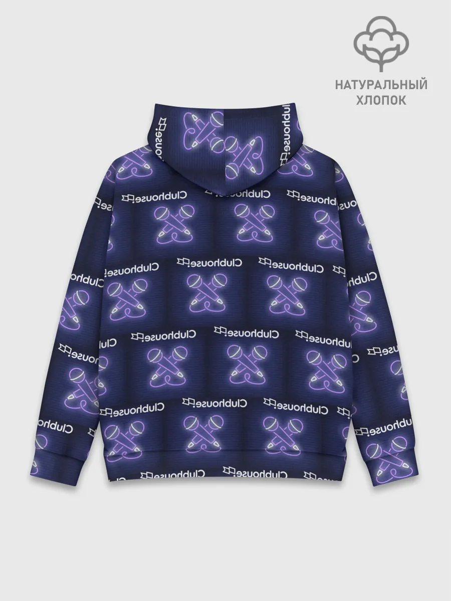 Худи мужской база хлопок / clubhouse