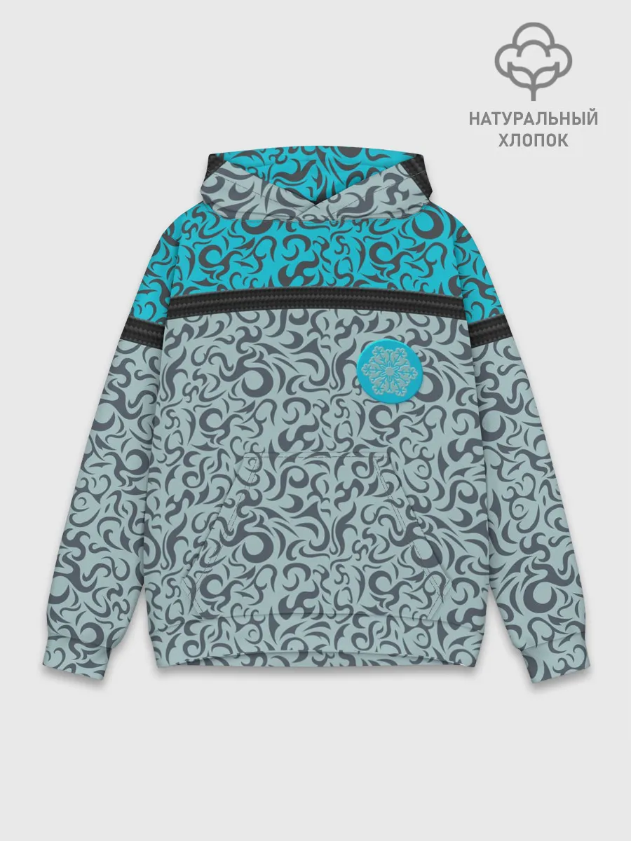 Худи мужской база хлопок / Снежный вихрь