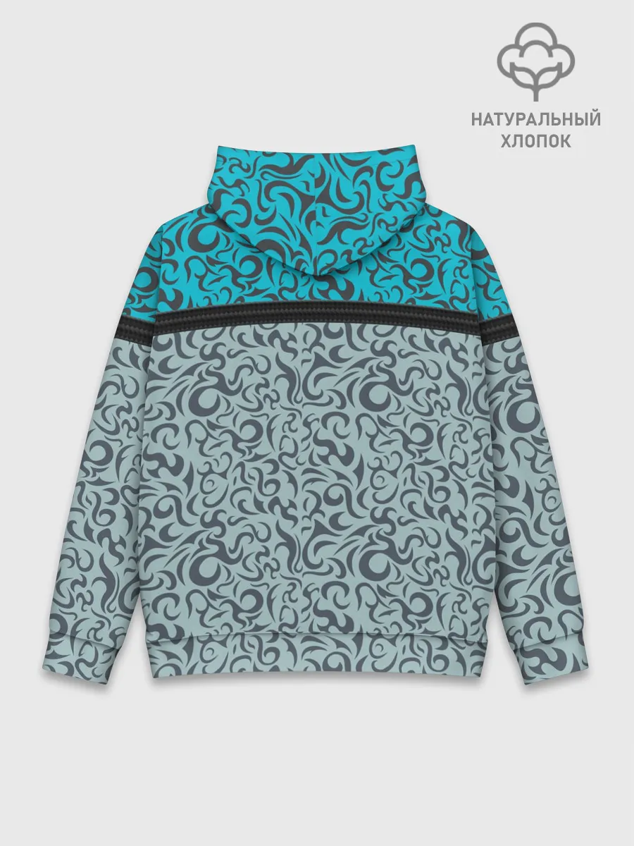 Худи мужской база хлопок / Снежный вихрь