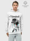 Худи мужской база хлопок / Cyberpunk 2077 КиберСкелет