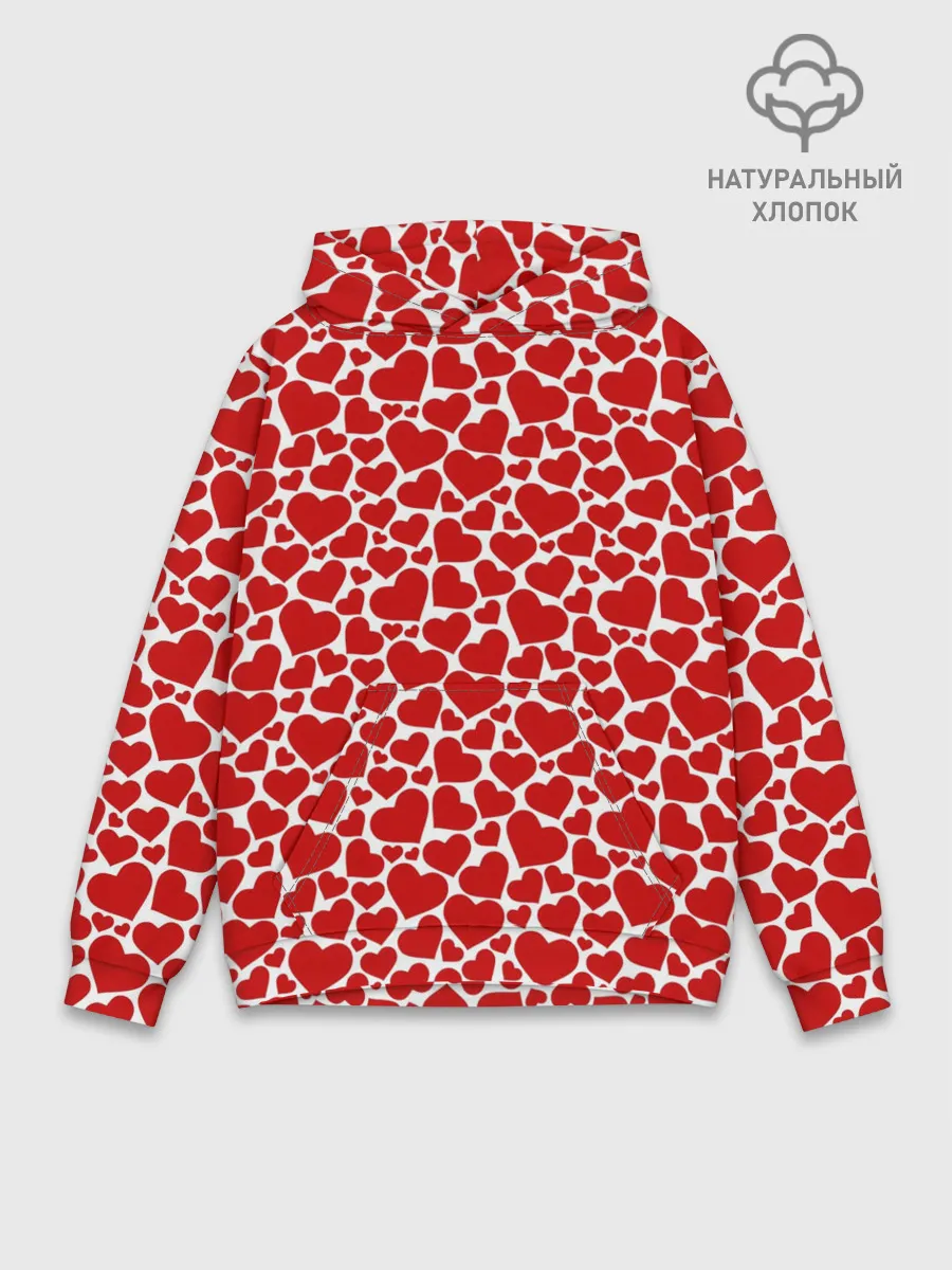 Худи мужской база хлопок / С Любовью!