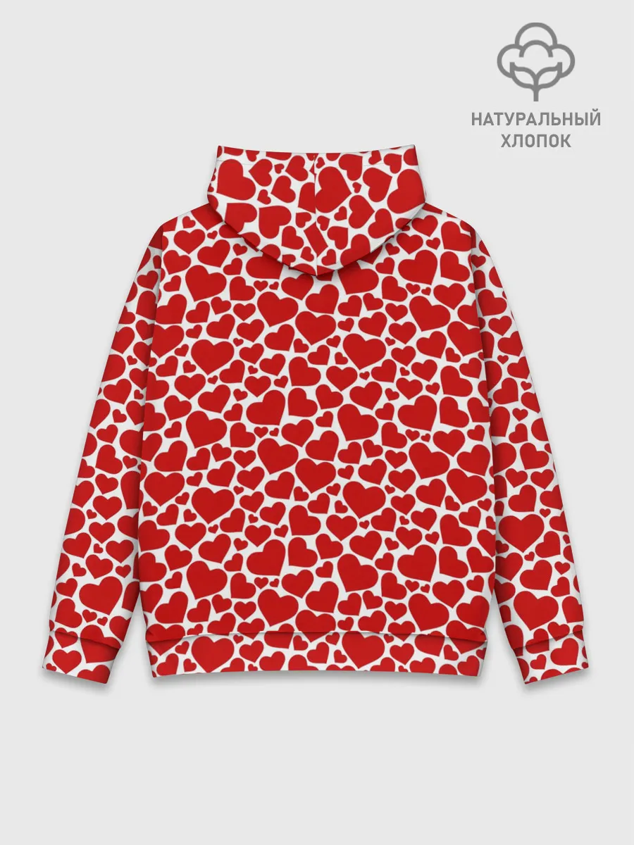 Худи мужской база хлопок / С Любовью!