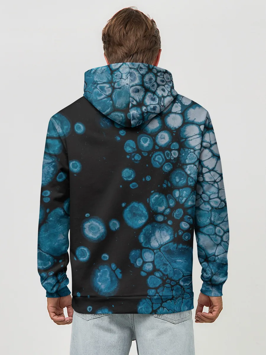 Худи мужской база хлопок / Лёд