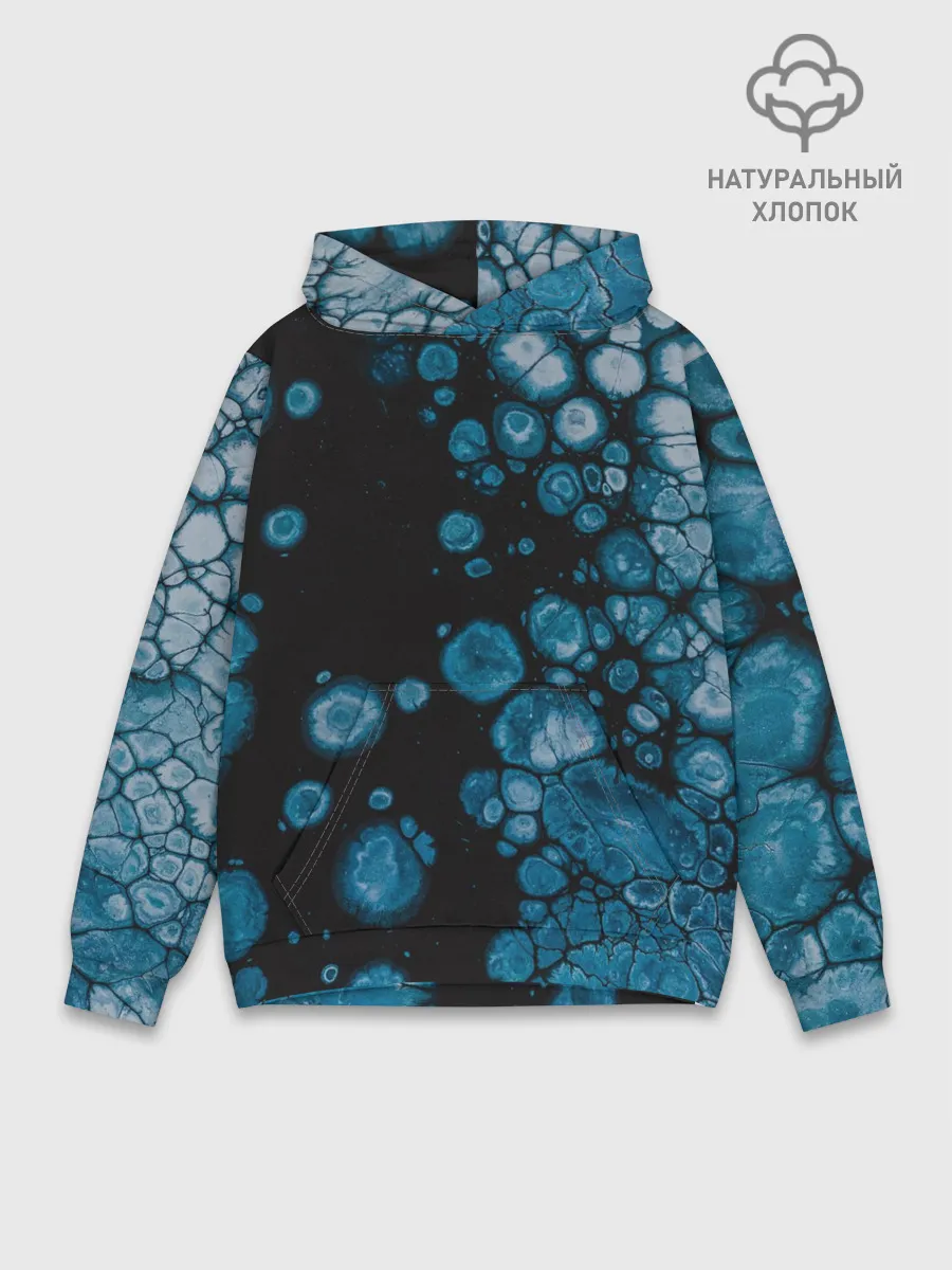 Худи мужской база хлопок / Лёд