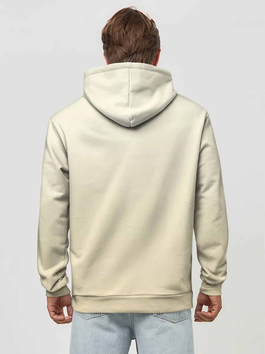 Худи мужской база хлопок / Мультяшная овечка облако