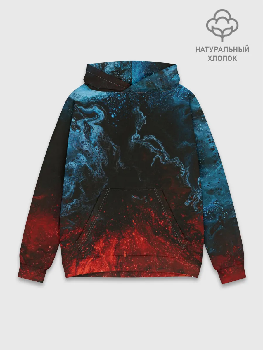 Худи мужской база хлопок / Огонь И Вода