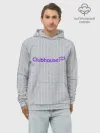 Худи мужской база хлопок / Clubhouse | Gray