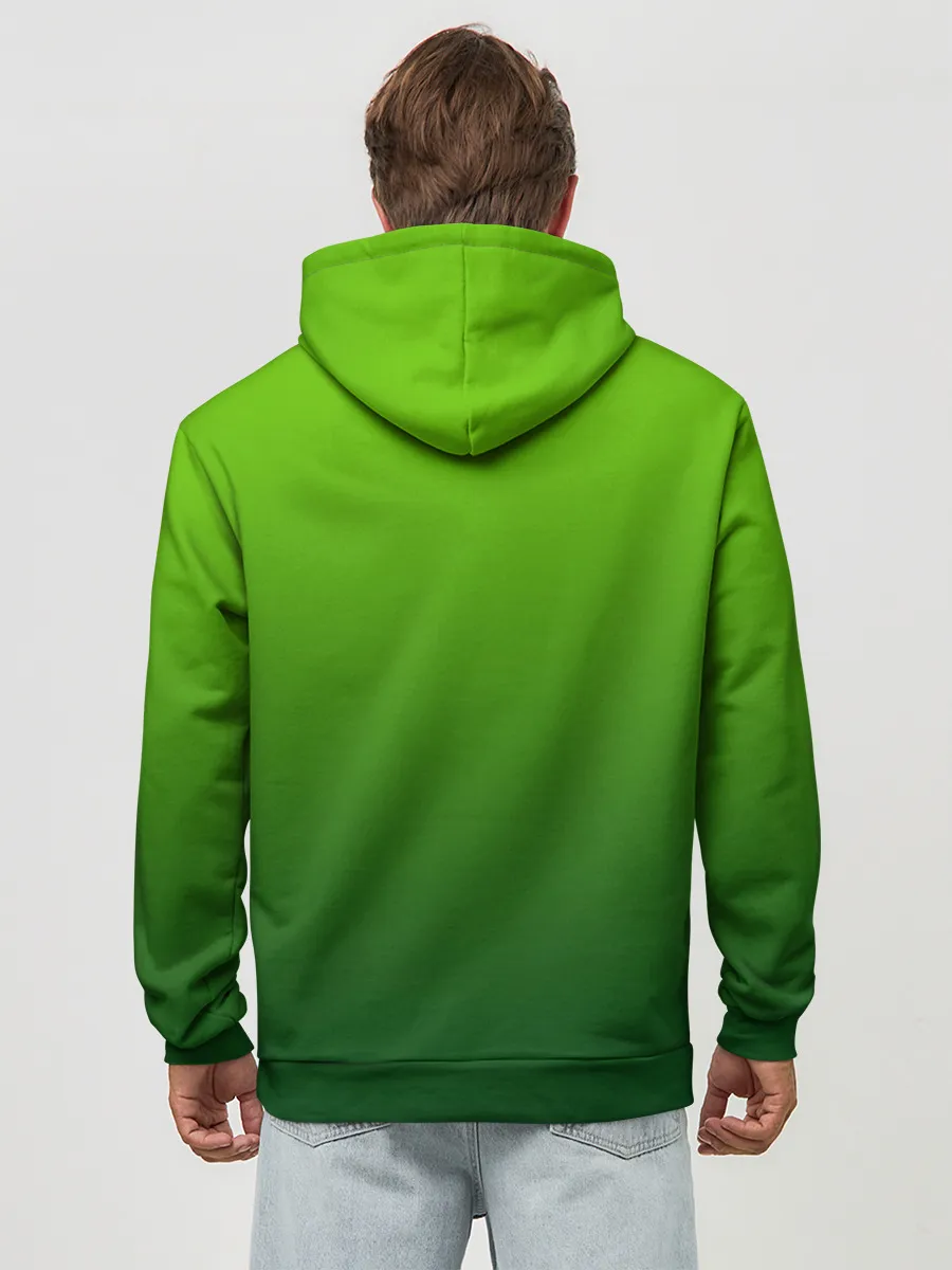 Худи мужской база хлопок / земляной анимешный дракон