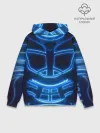 Худи мужской база хлопок / Неоновая броня | Neon Armor