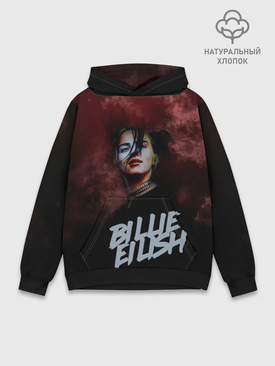 Худи мужской база хлопок / Билли Айлиш