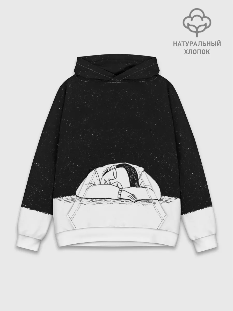 Худи мужской база хлопок / Космический сон