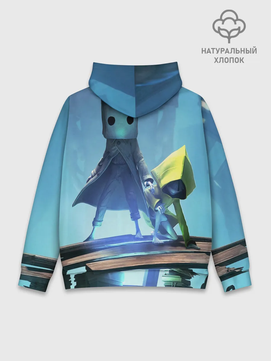 Худи мужской база хлопок / Little Nightmares || арт шестой и моно