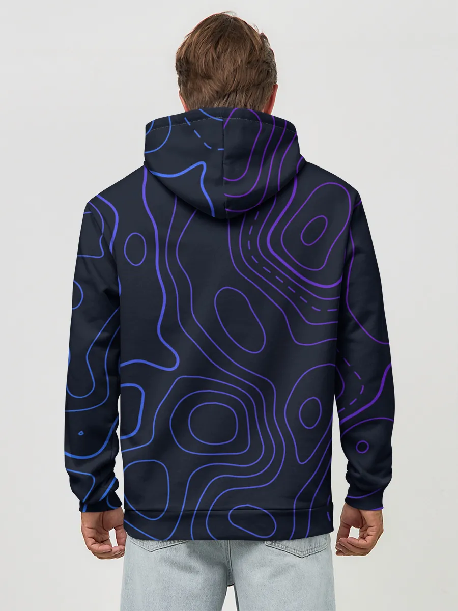 Худи мужской база хлопок / Призрак в доспехах | Cyberpunk