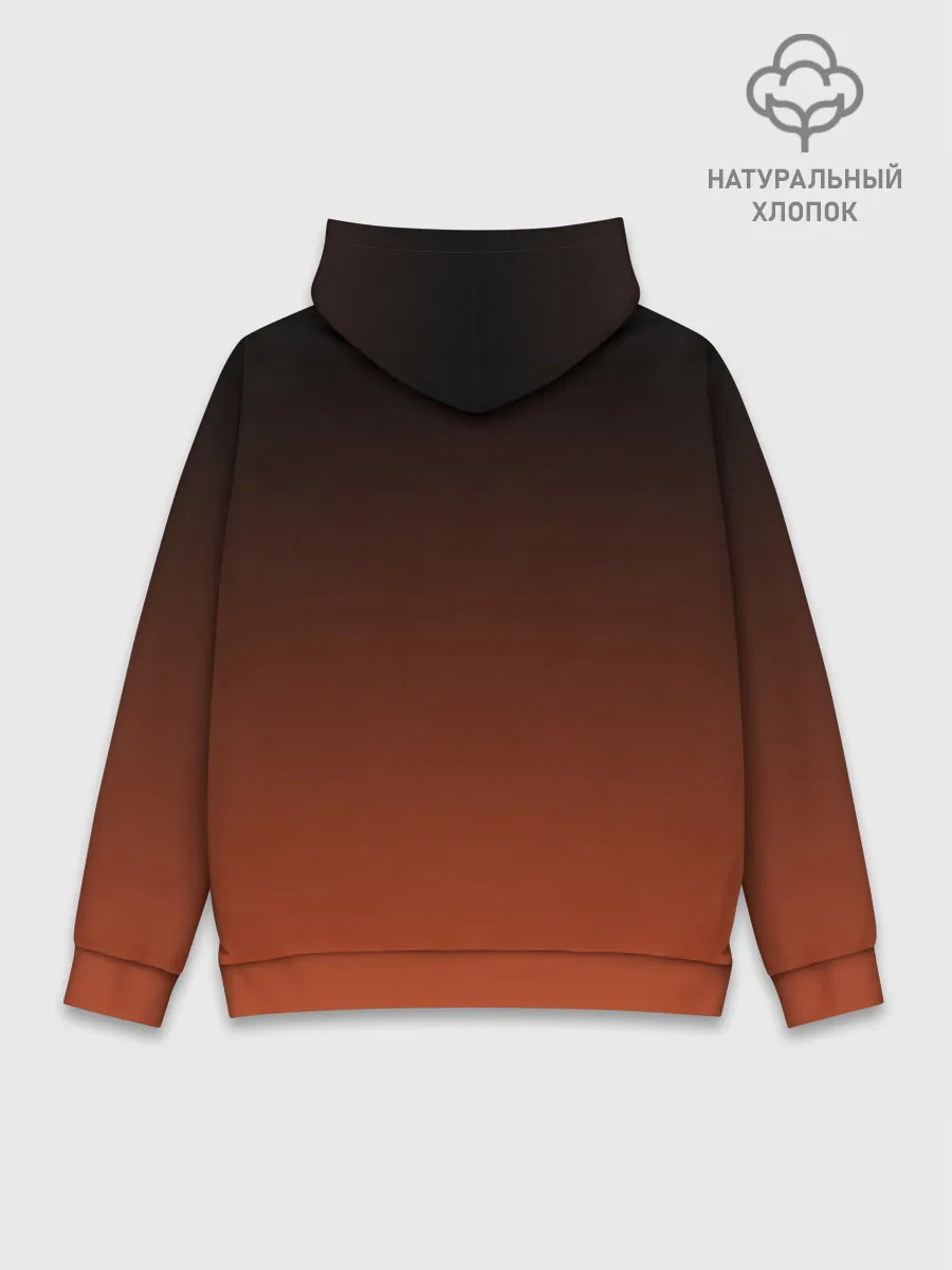 Худи мужской база хлопок / Длиннохвостая лисица Инари