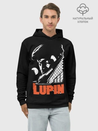 Худи мужской база хлопок / Lupin - Сериал Люпен