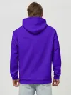 Худи мужской база хлопок / CYBERSTYLE PURPLE EVIL