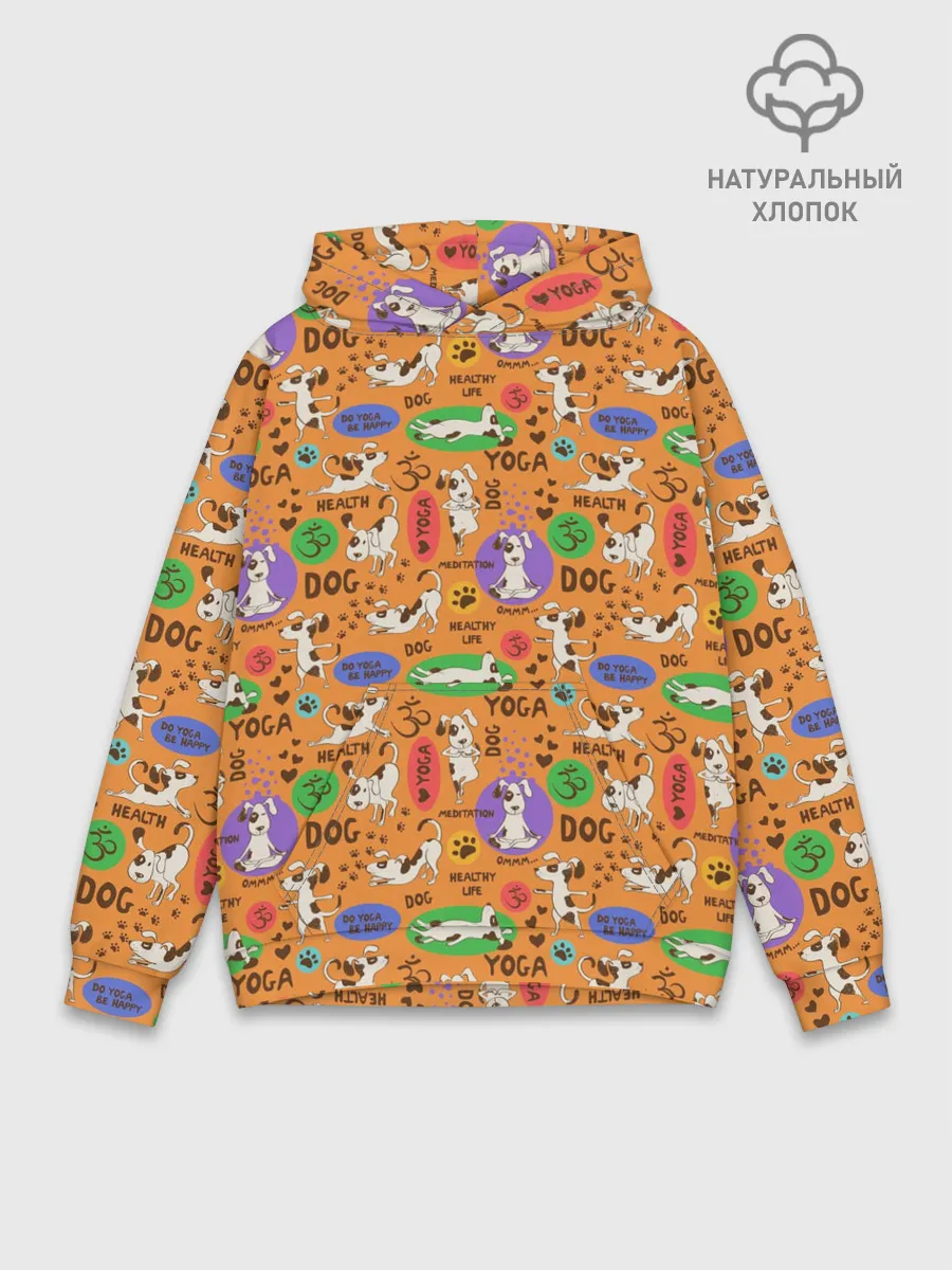 Худи мужской база хлопок / Йога