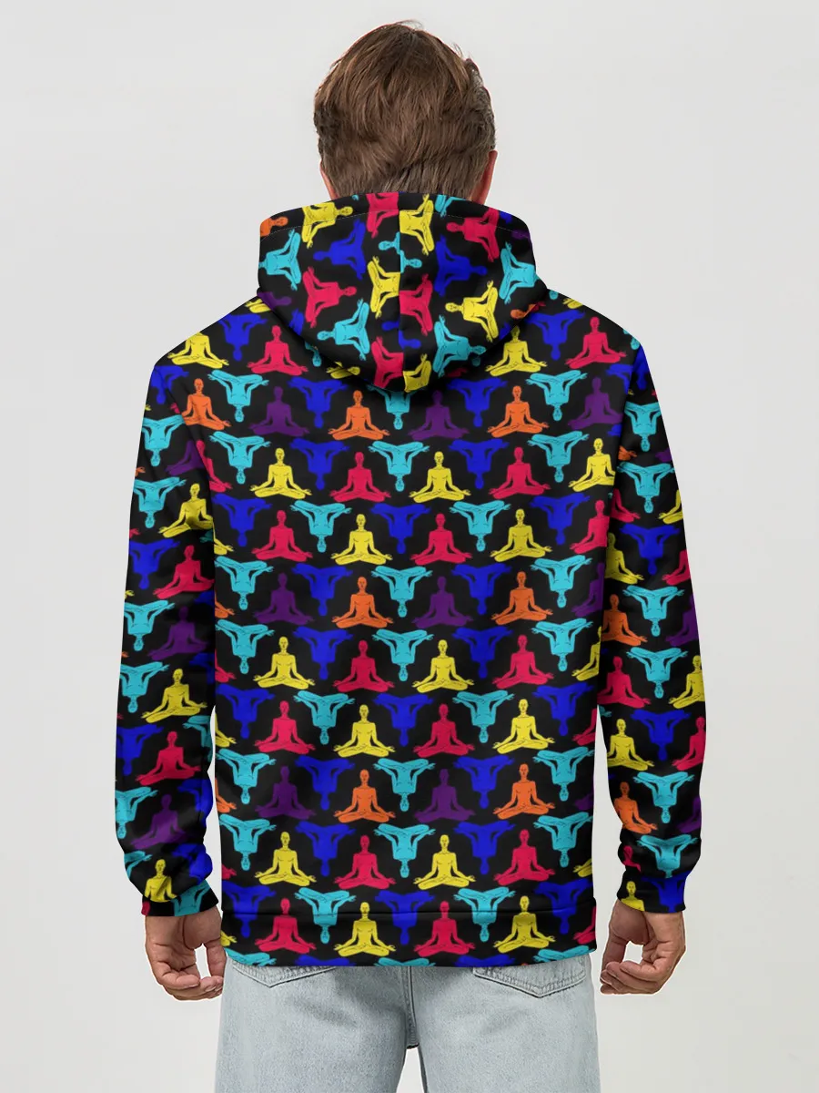 Худи мужской база хлопок / Йога