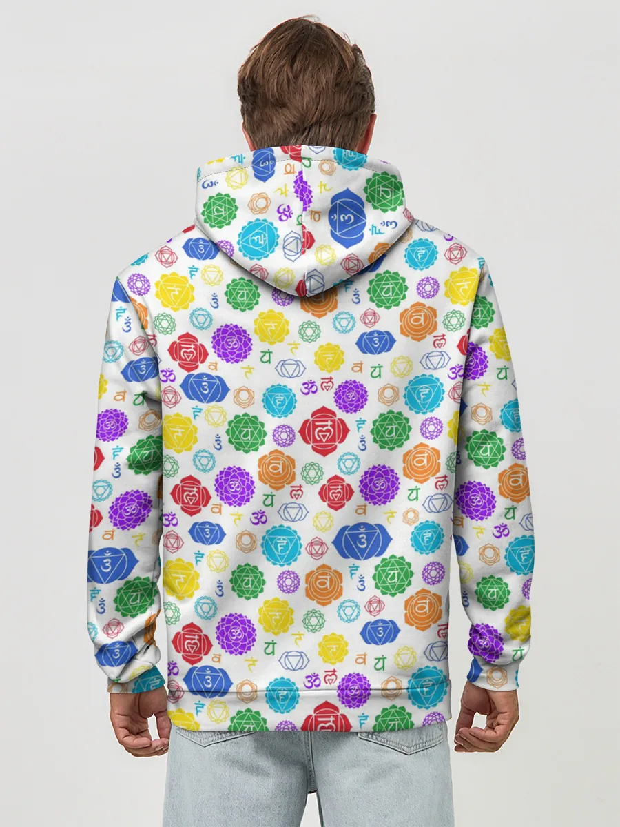 Худи мужской база хлопок / Чакры