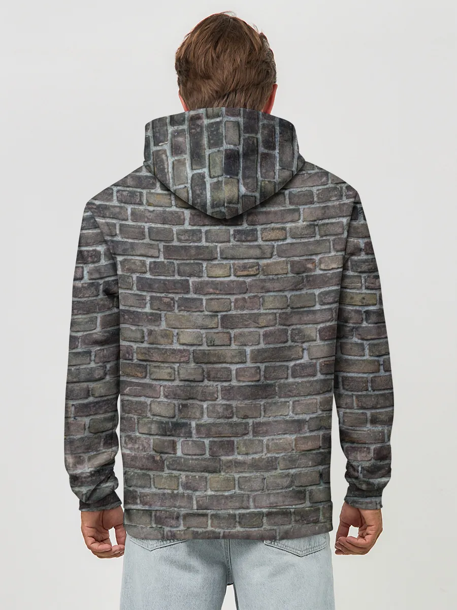 Худи мужской база хлопок / кирпич