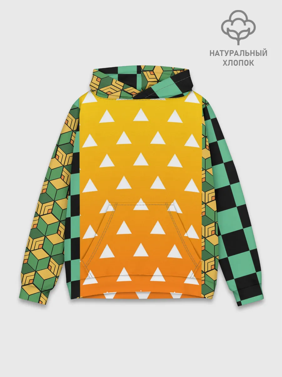 Худи мужской база хлопок / ТАНДЖИРО | ЗЕНИТЦУ | ТОМИОКА