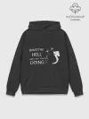 Худи мужской база хлопок / What the hell...