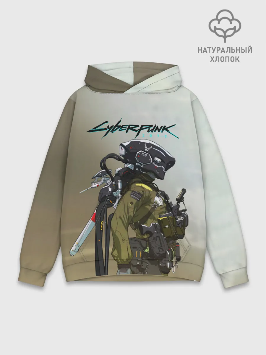 Худи мужской база хлопок / Cyberpunk 2077|Киберпанк 2077