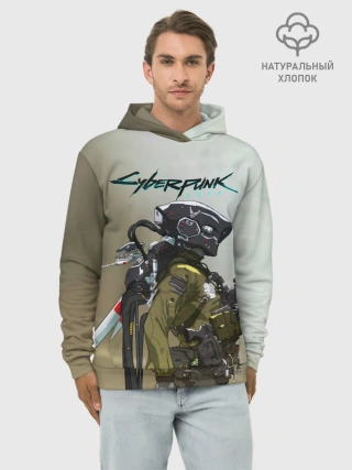 Худи мужской база хлопок / Cyberpunk 2077|Киберпанк 2077