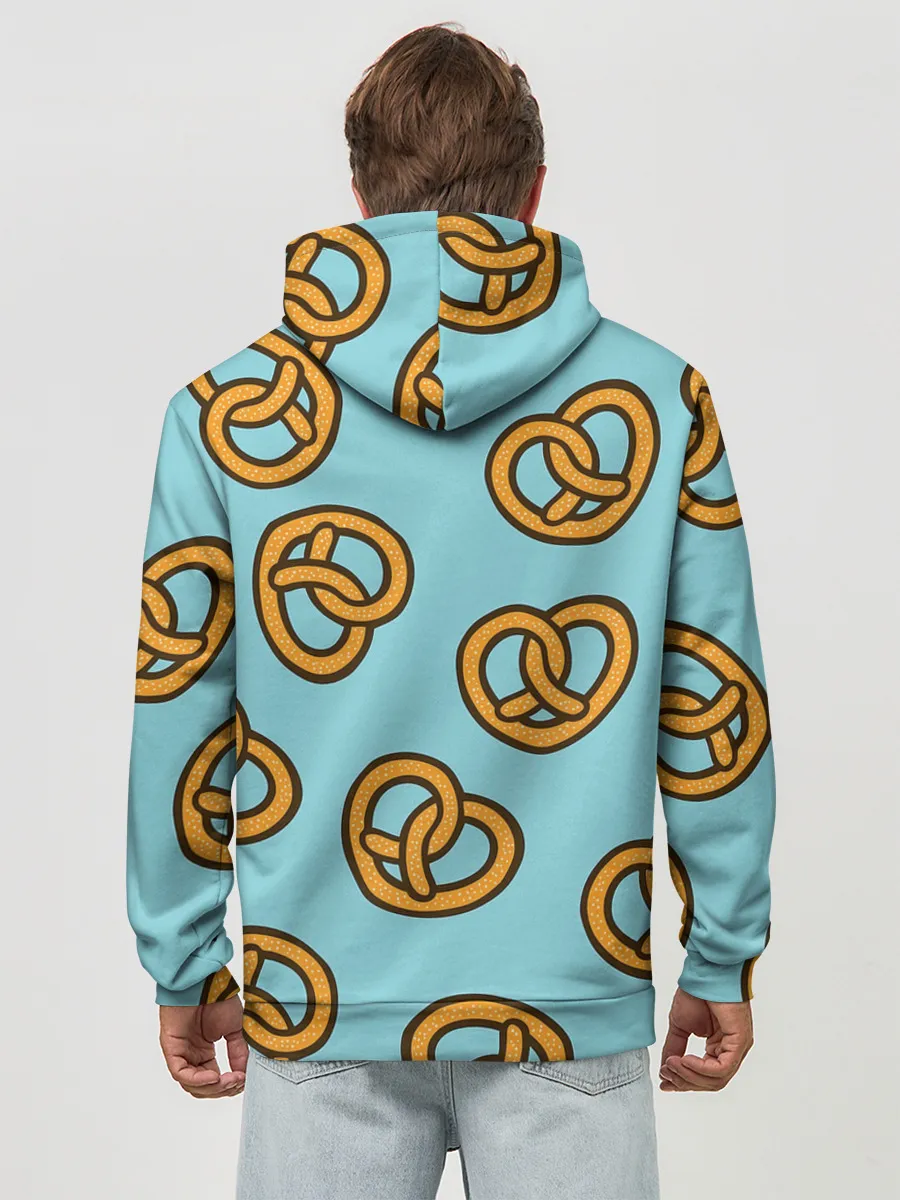 Худи мужской база хлопок / Крендели