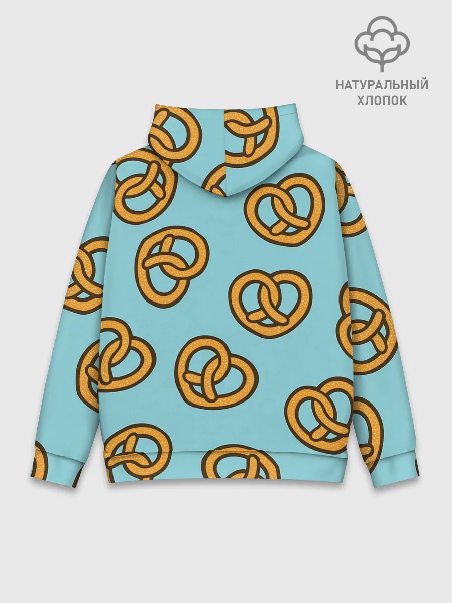 Худи мужской база хлопок / Крендели