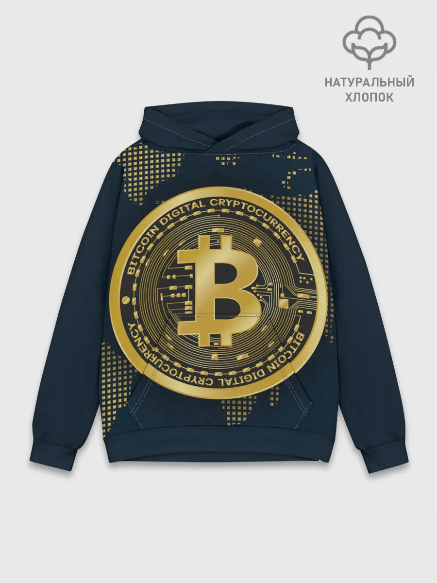 Худи мужской база хлопок / БИТКОИН | BITCOIN