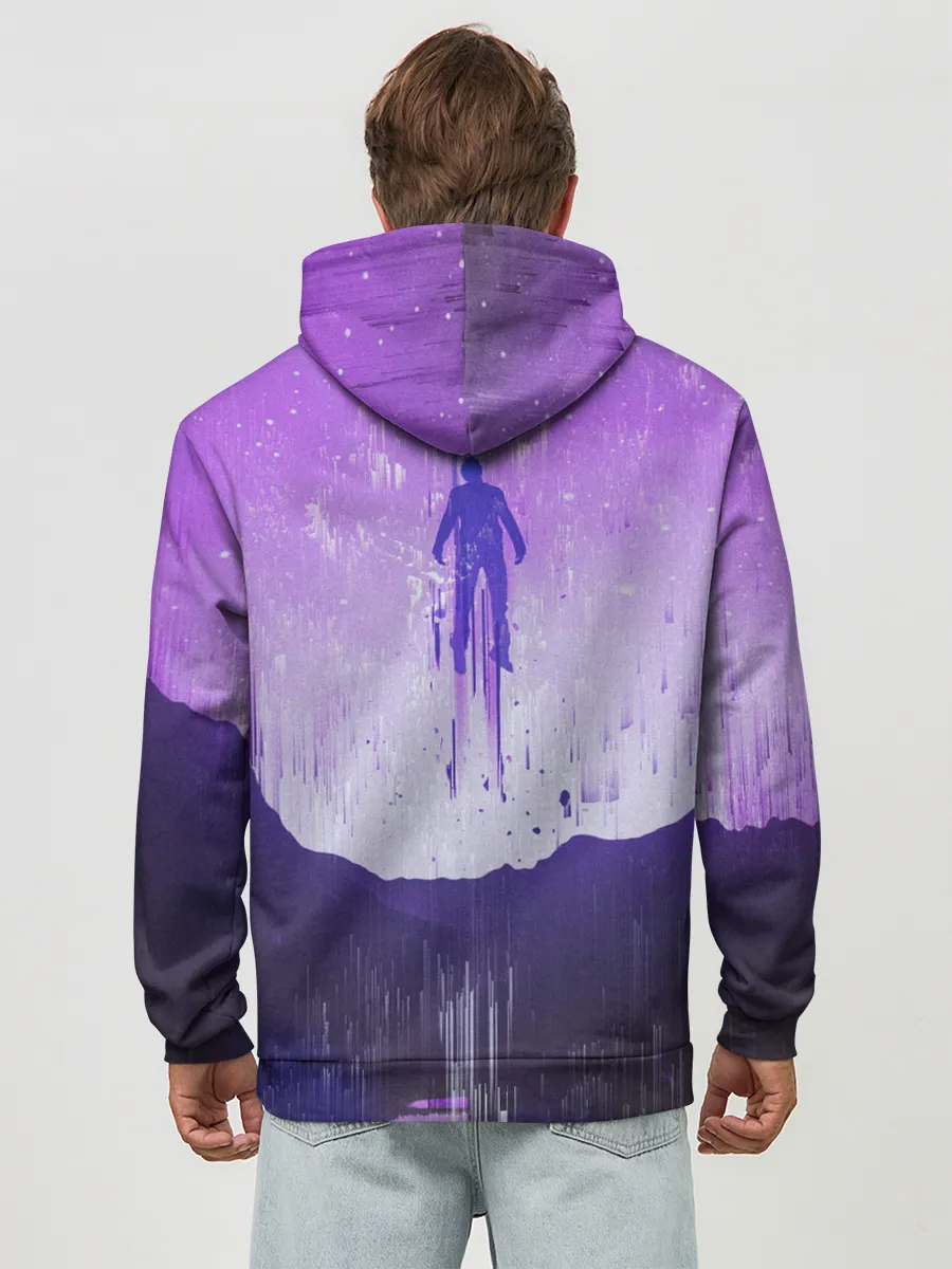 Худи мужской база хлопок / Парящий в небесах