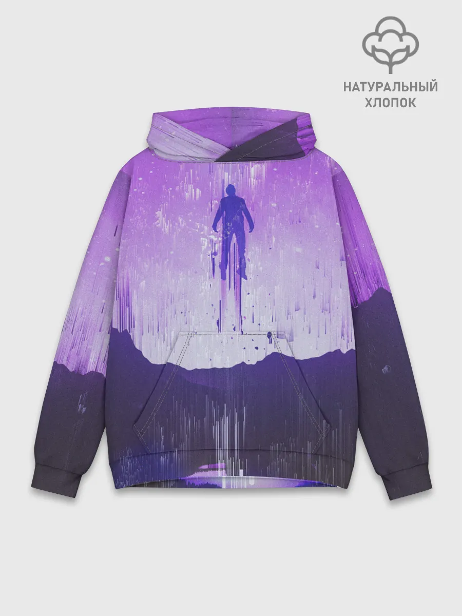 Худи мужской база хлопок / Парящий в небесах