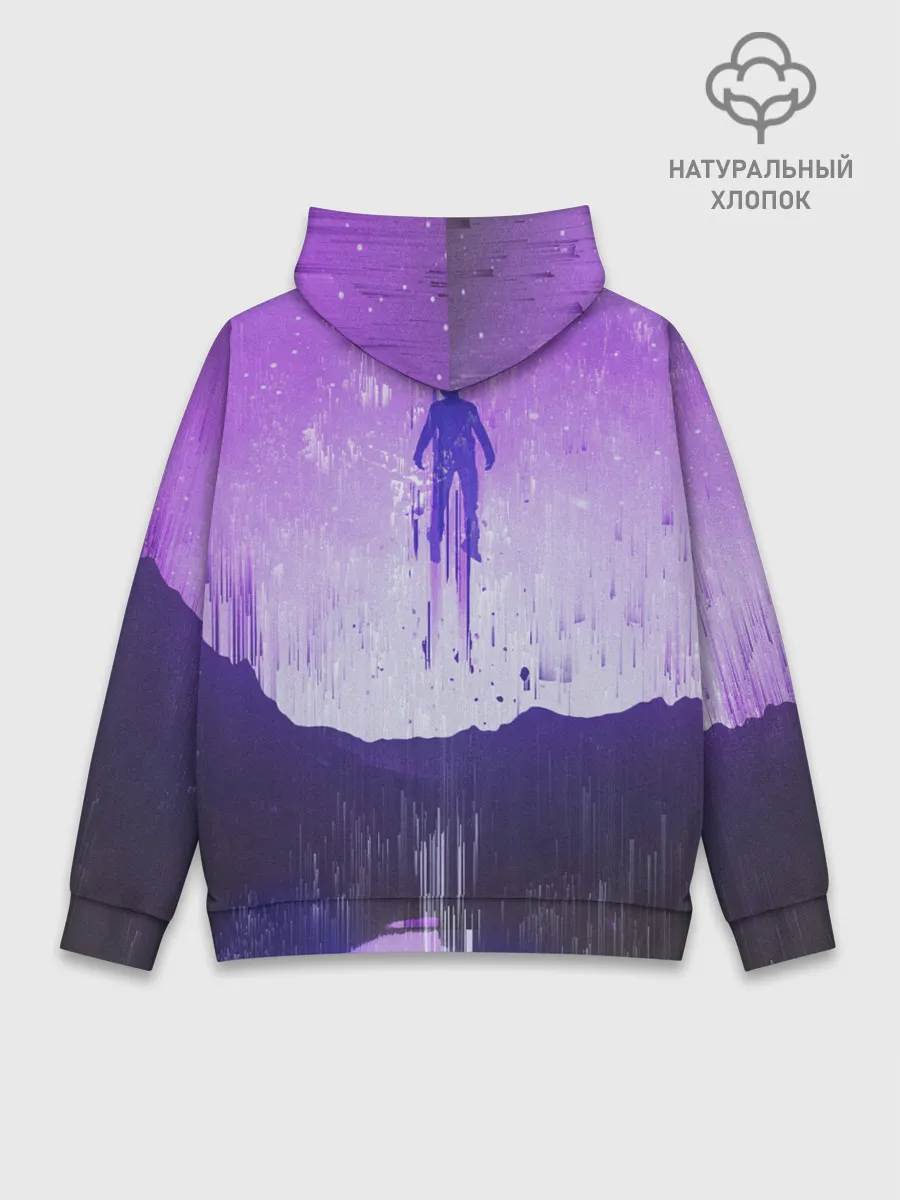 Худи мужской база хлопок / Парящий в небесах