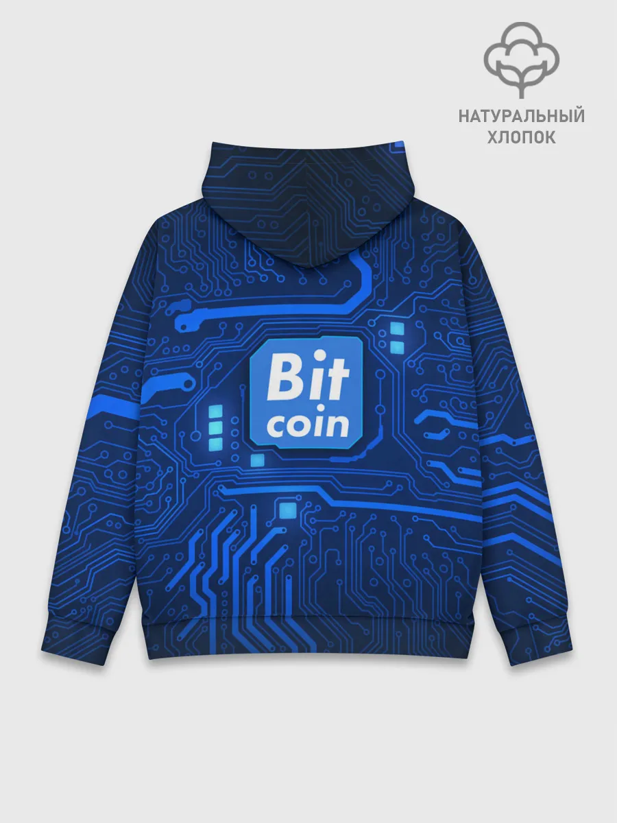 Худи мужской база хлопок / BITCOIN | БИТКОИН