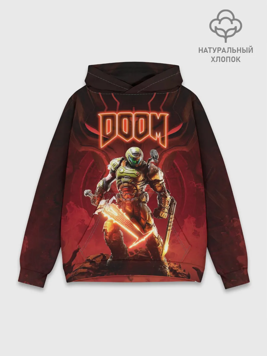Худи мужской база хлопок / Doom | Думгай
