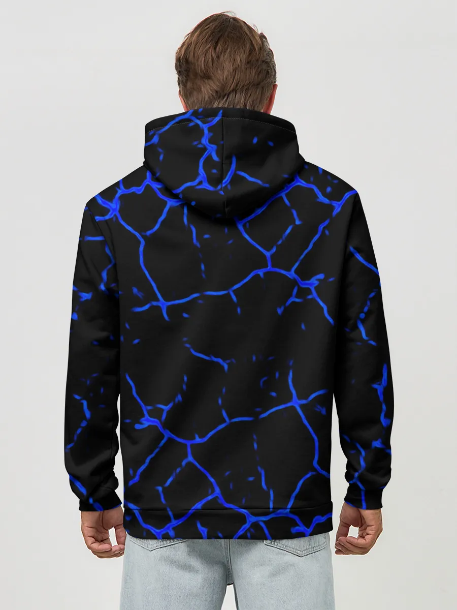 Худи мужской база хлопок / CS GO Howl Neon