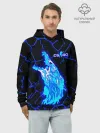 Худи мужской база хлопок / CS GO Howl Neon