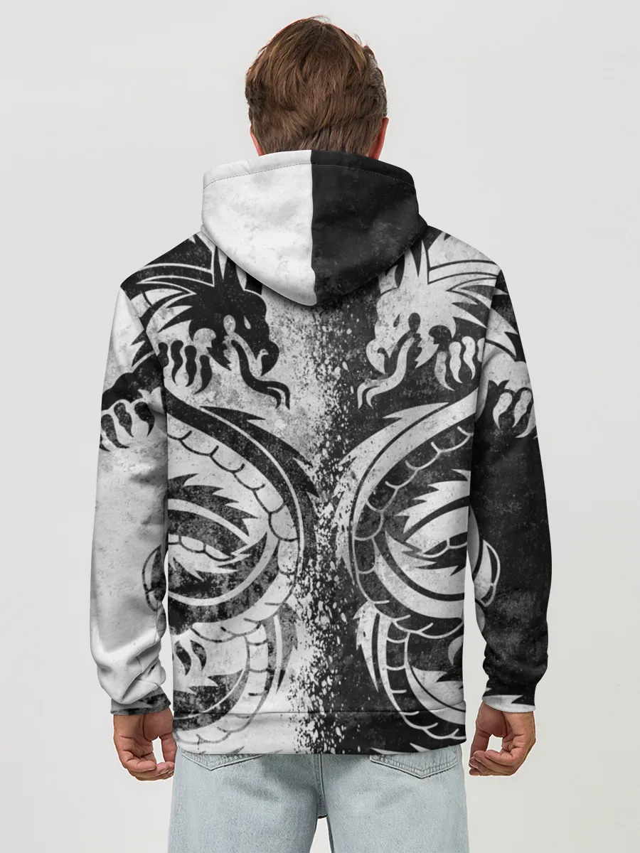 Худи мужской база хлопок / ДРАКОНЫ | DRAGONS