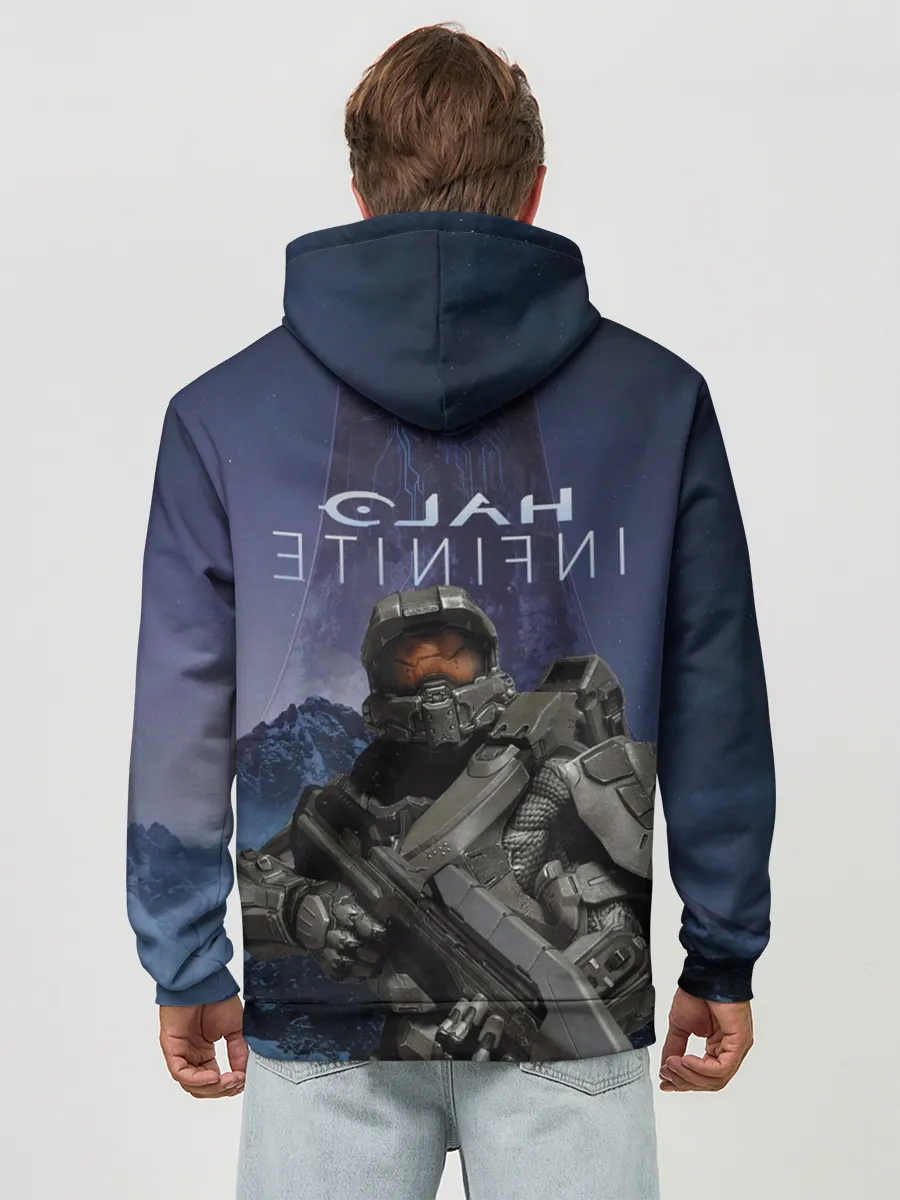 Худи мужской база хлопок / Halo Infinite