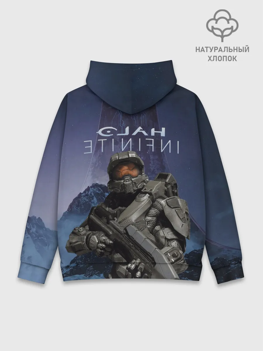 Худи мужской база хлопок / Halo Infinite