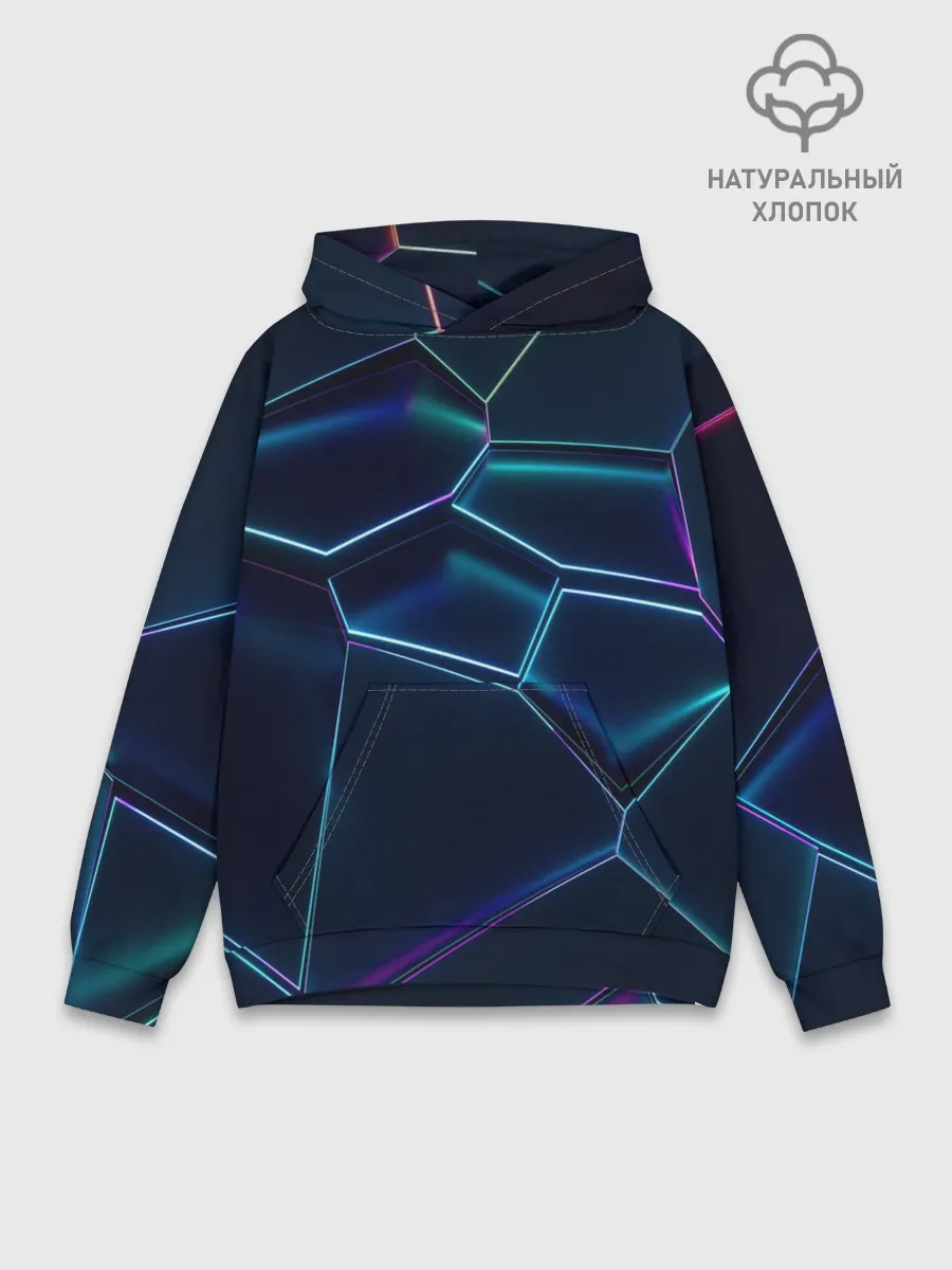 Худи мужской база хлопок / 3D ПЛИТЫ | НЕОНОВЫЕ ПЛИТЫ