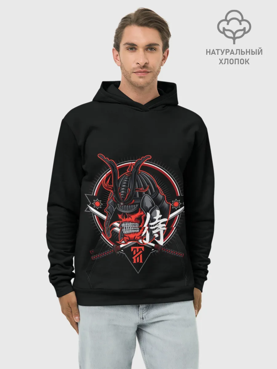 Худи мужской база хлопок / S-Самурай