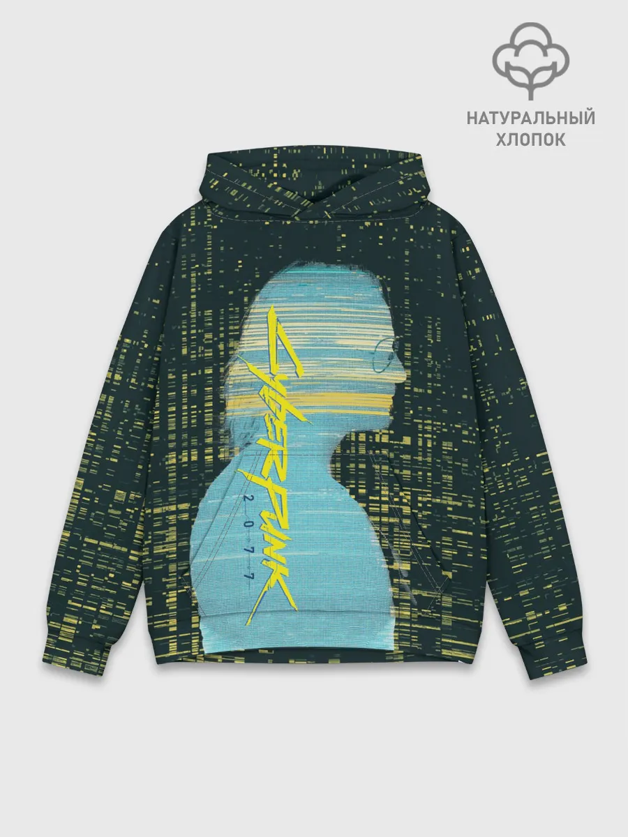 Худи мужской база хлопок / Cyberpunk 2077 | Джонни