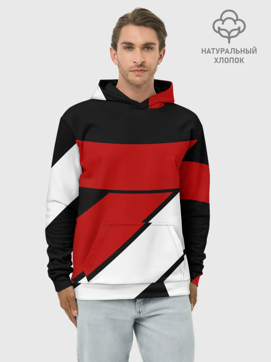 Худи мужской база хлопок / GEOMETRY SPORT