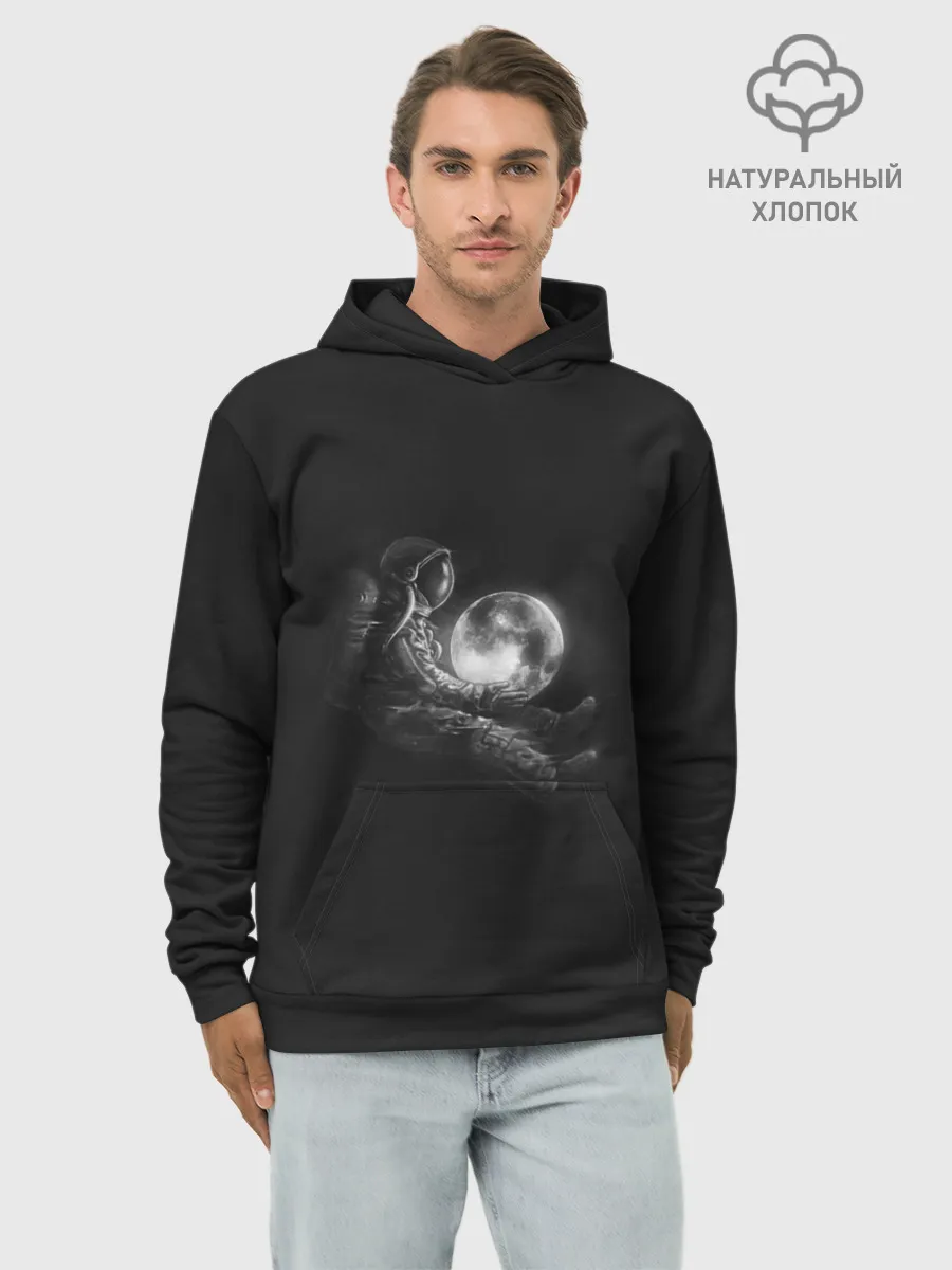 Худи мужской база хлопок / Moon Play