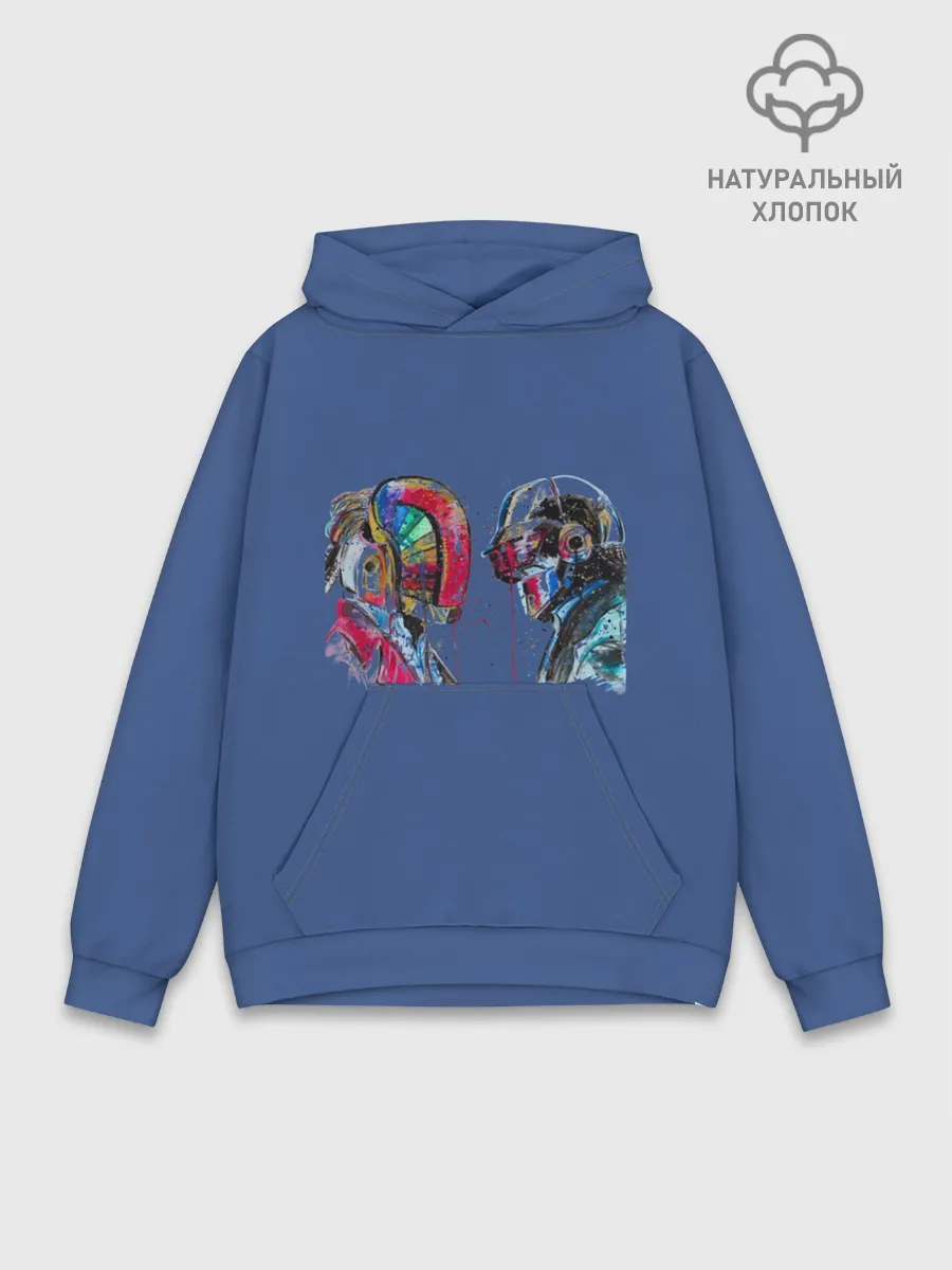 Худи мужской база хлопок / Daft Punk