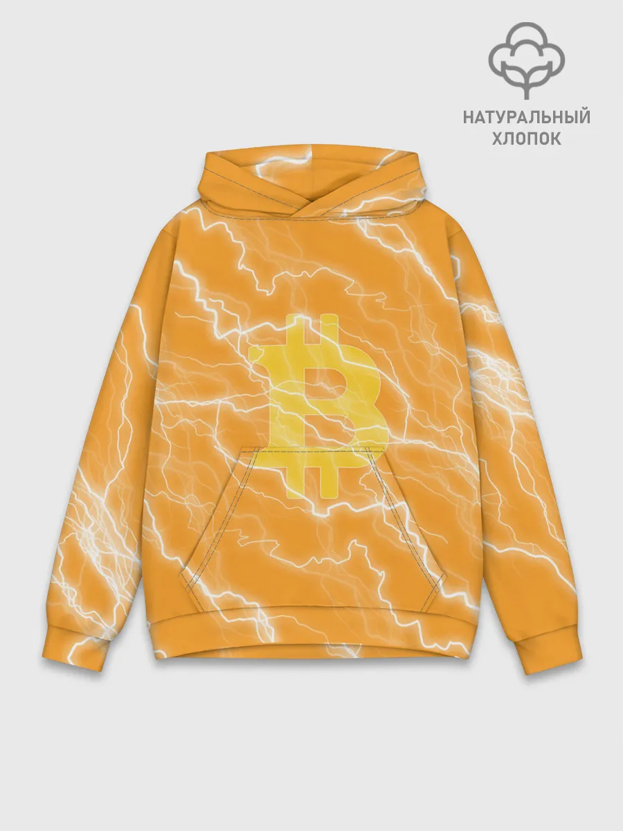 Худи мужской база хлопок / Bitcoin