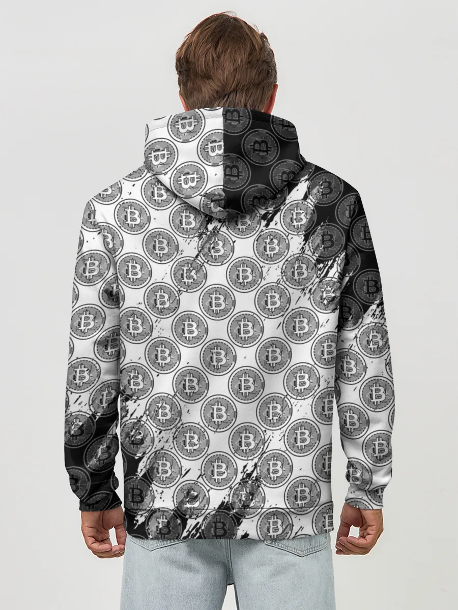 Худи мужской база хлопок / Bitcoin