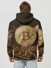 Худи мужской база хлопок / Биткоин